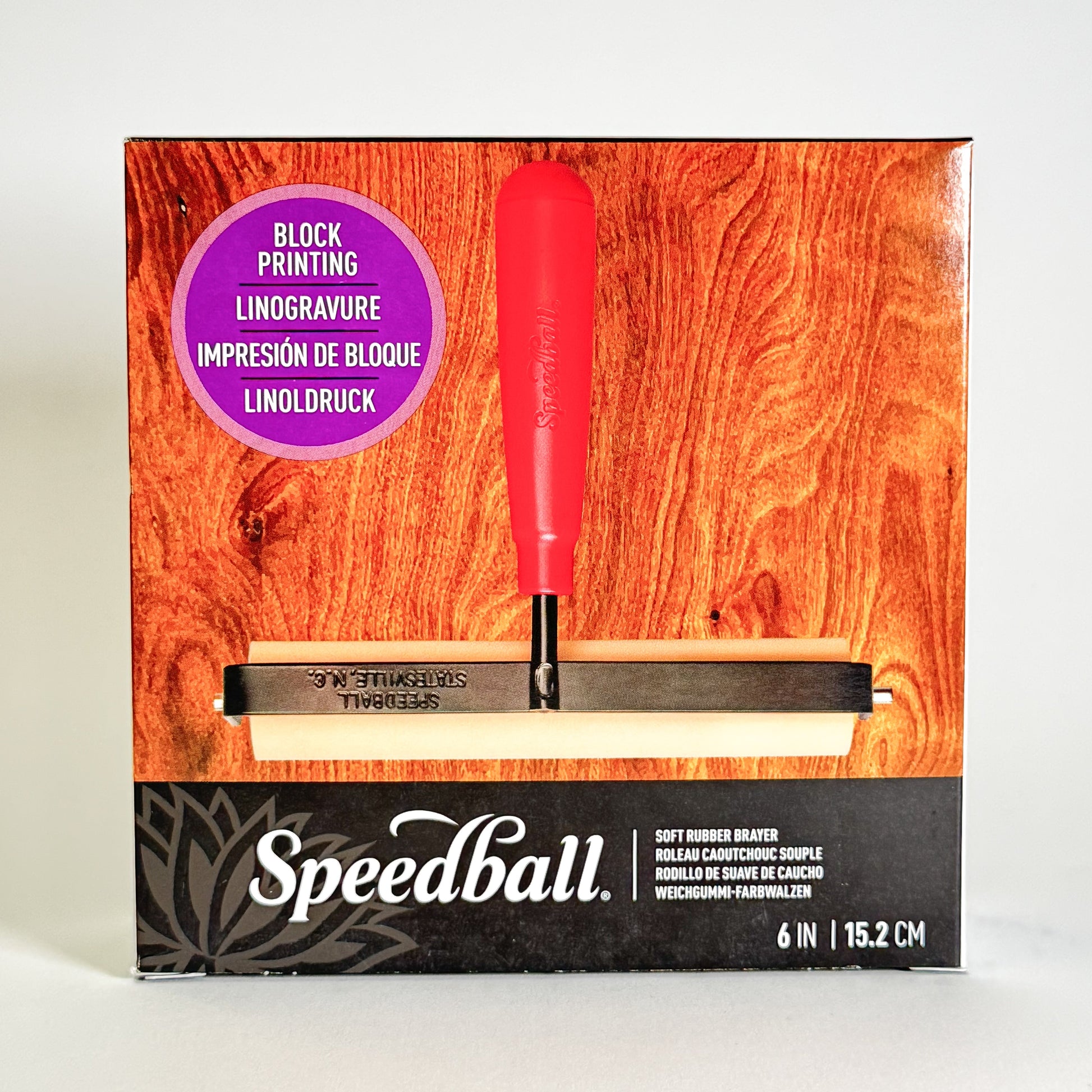 Speedball 6" Soft Rubber Brayer - Mona Lisa Artists Materials Calgary Alberta