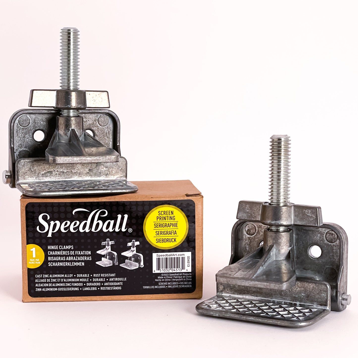 Speedball® Hinge Clamps for Screen Printing - Mona Lisa Artists' Materials Calgary Alberta