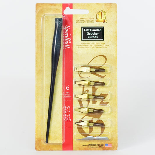 Speedball® Left-Handed Calligraphy Set - Mona Lisa Artists Materials Calgary Alberta Canada