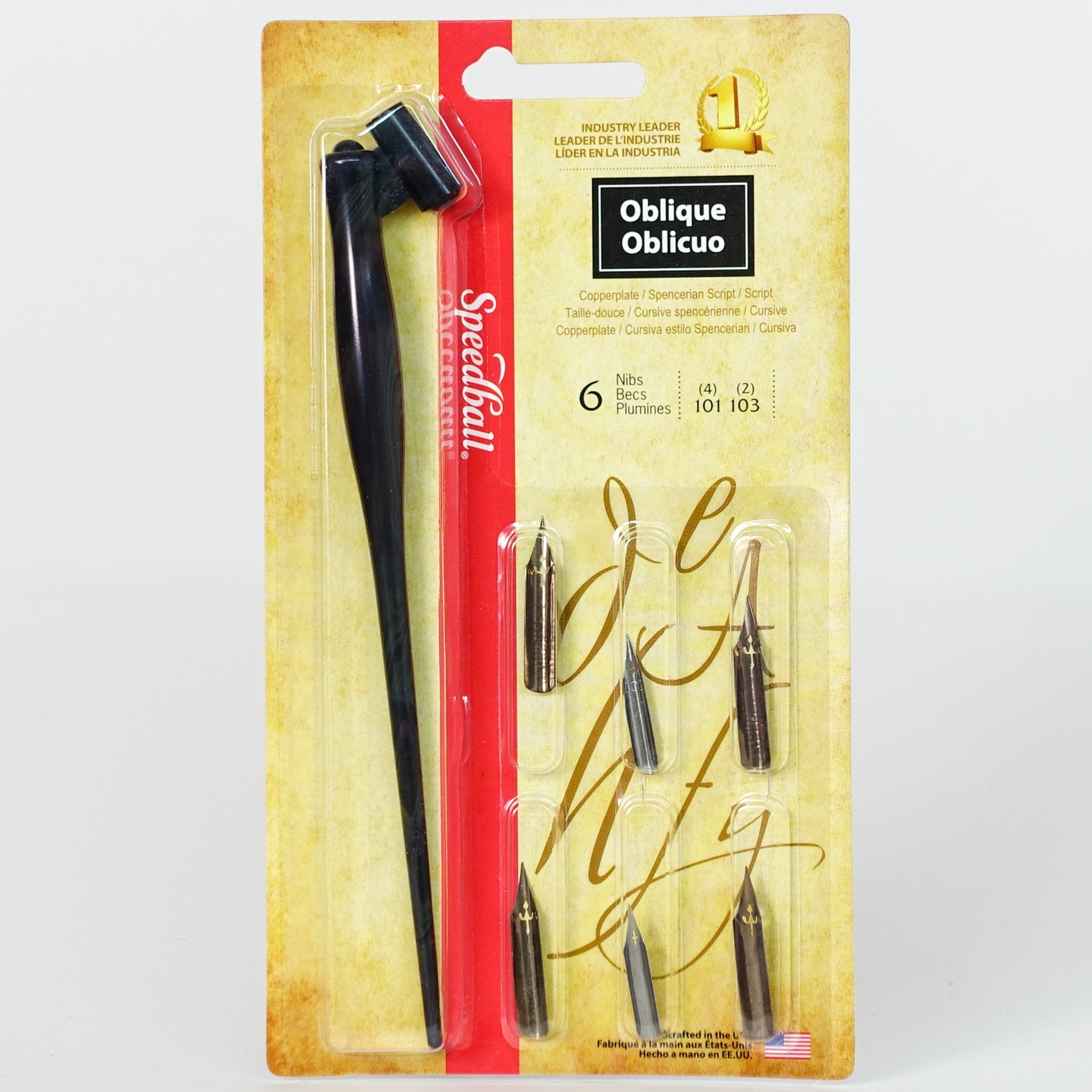 Speedball® Oblique Calligraphy Set - Mona Lisa Artists Materials Calgary Alberta Canada