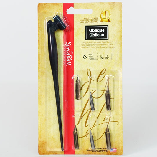 Speedball® Oblique Calligraphy Set - Mona Lisa Artists Materials Calgary Alberta Canada