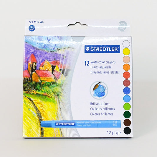Staedtler® Watercolor Crayons (12pc and 24pc set) - Mona Lisa Artists Materials Calgary Alberta
