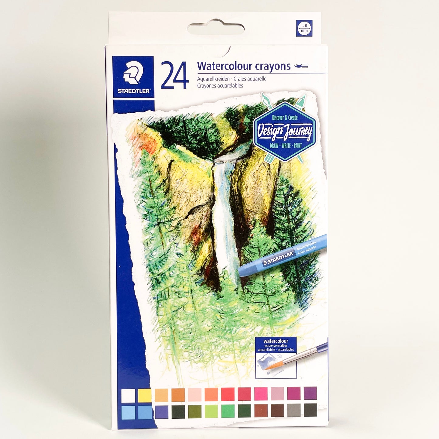 Staedtler® Watercolor Crayons (24pc set) - Mona Lisa Artists' Materials Calgary Alberta