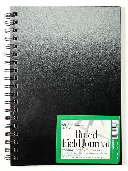 Strathmore® 400 Series Ruled Field Journal (7”x10”) - Mona Lisa Artists' Materials Calgary Alberta