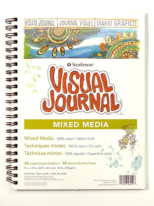 Strathmore® Mixed Media Visual Journal - Mona Lisa Artists' Materials Calgary Alberta