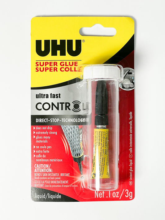 UHU® Super Glue Ultra Fast Control™ - Mona Lisa Artists' Materials Calgary Alberta