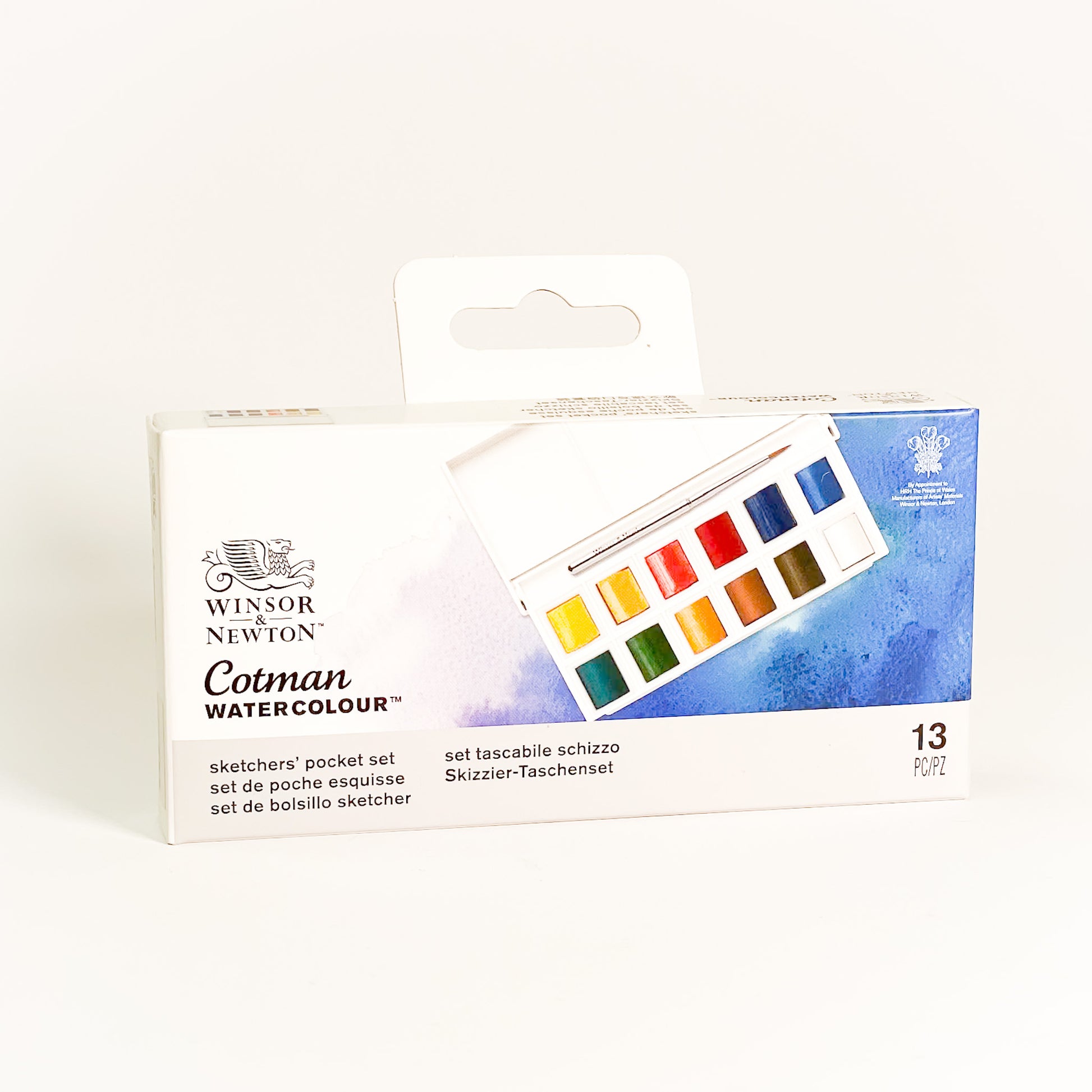 Winsor & Newton™ Cotman Watercolours™ Sketchers' Pocket Set (13pc) - Mona Lisa Artists Materials Calgary Alberta Canada