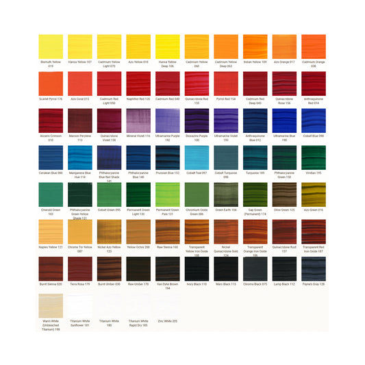 M. Graham & Co. Oil Color (37ml) Color Swatches
