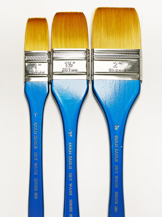 Heinz Jordan Gold Sable Series 200 Brushes (Watercolor)