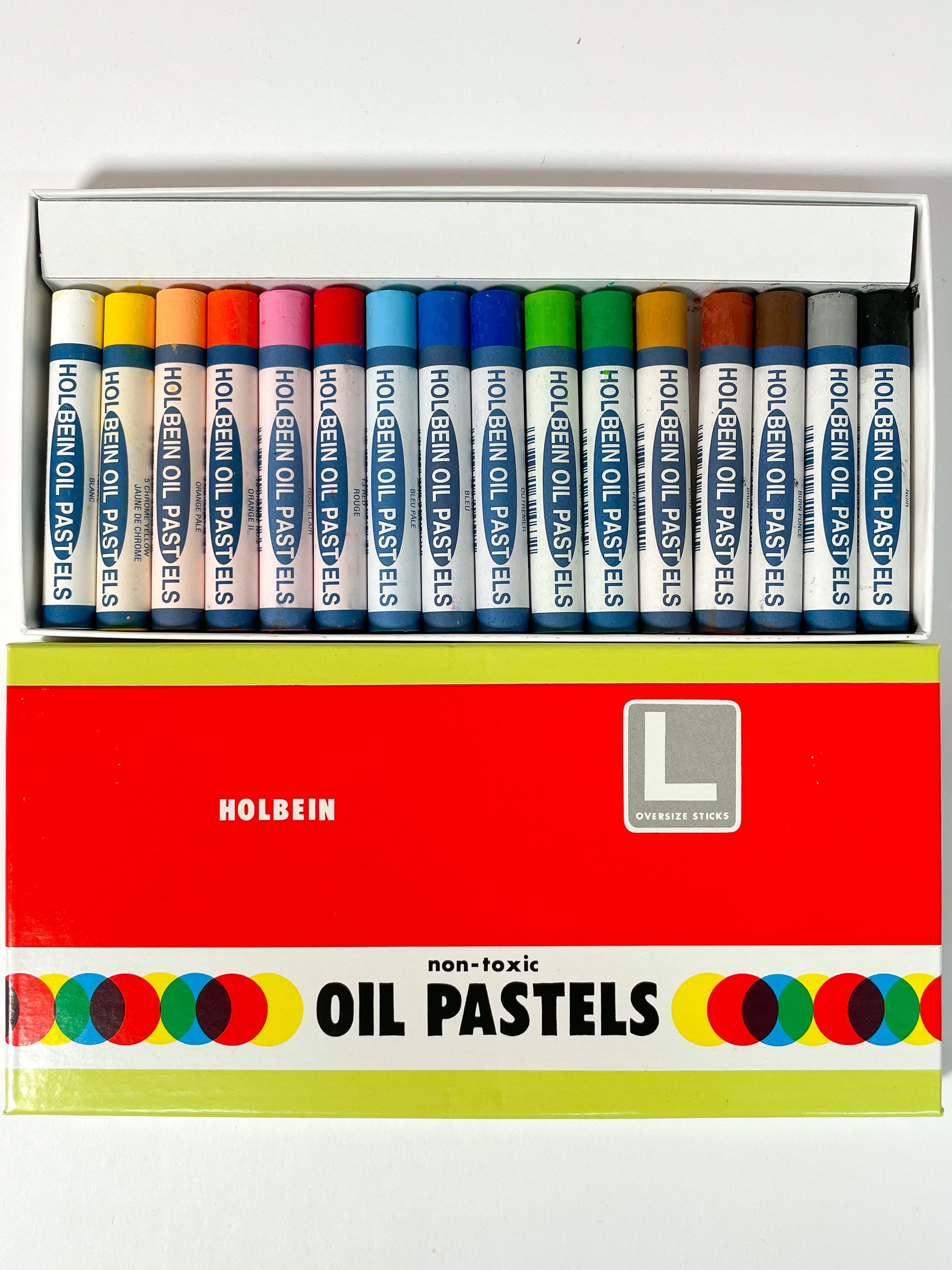Holbein Artist Oil Pastel Set of 40 Colors in Cardboard Box