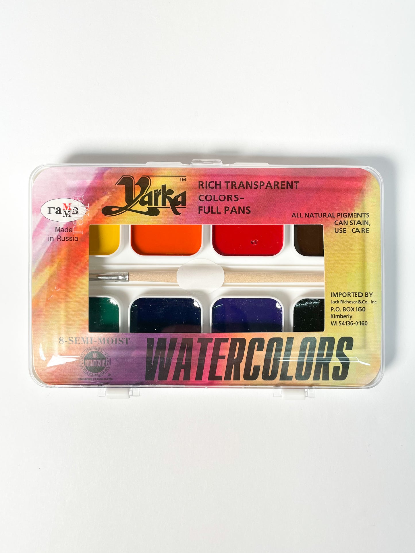 Yarka Semi-Moist Watercolor Sets (Full Pans) - Jack Richeson & Co.