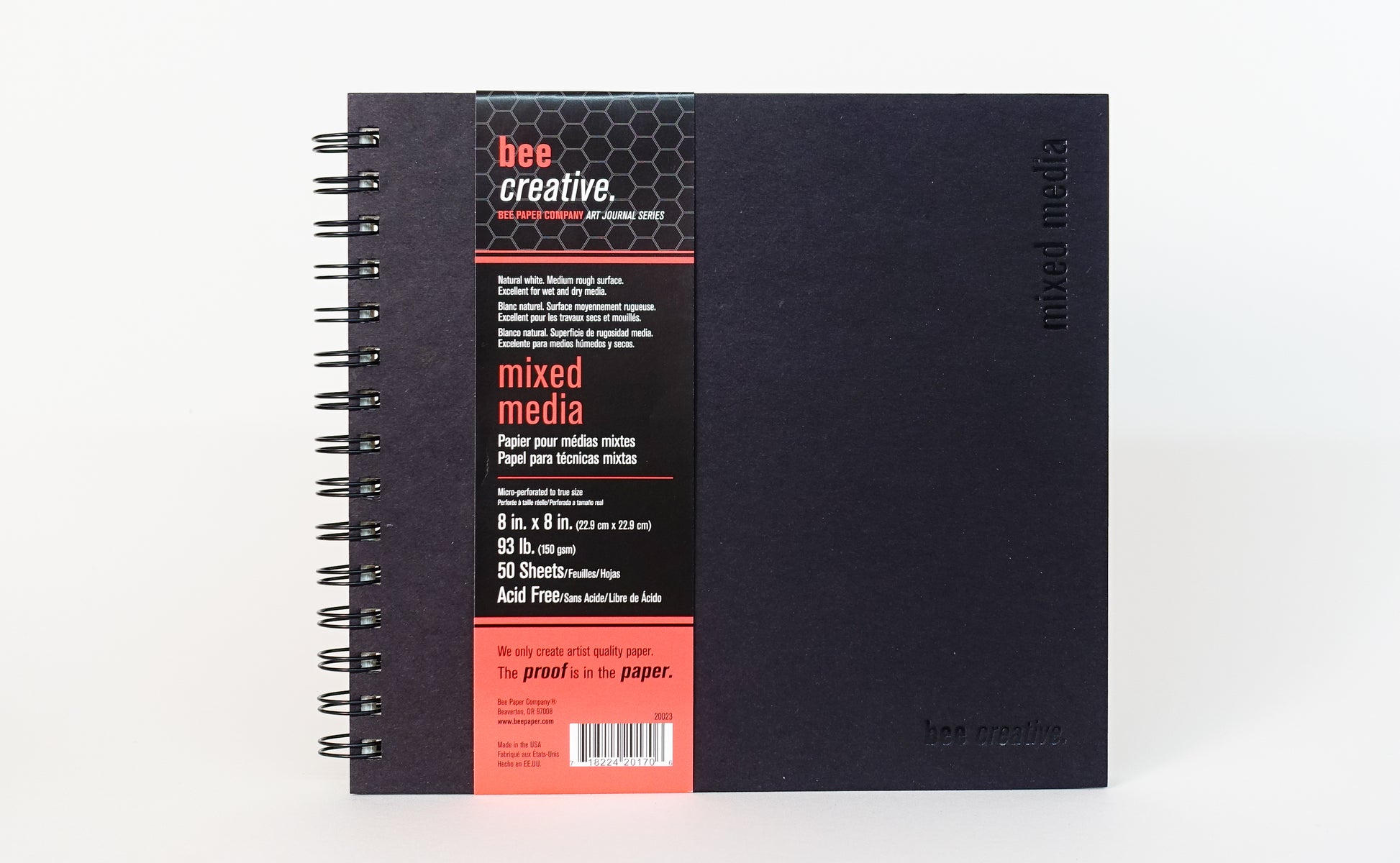 Mixed Media Sketchbook - Bee Paper Company 8"x8"