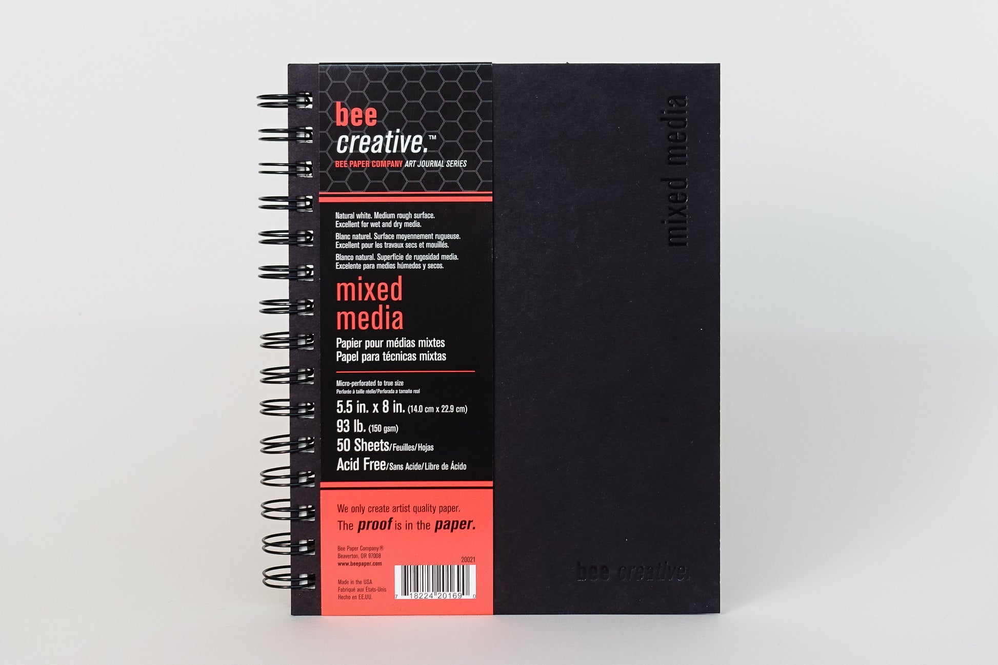 Mixed Media Sketchbook - Bee Paper Company 5.5"x8"